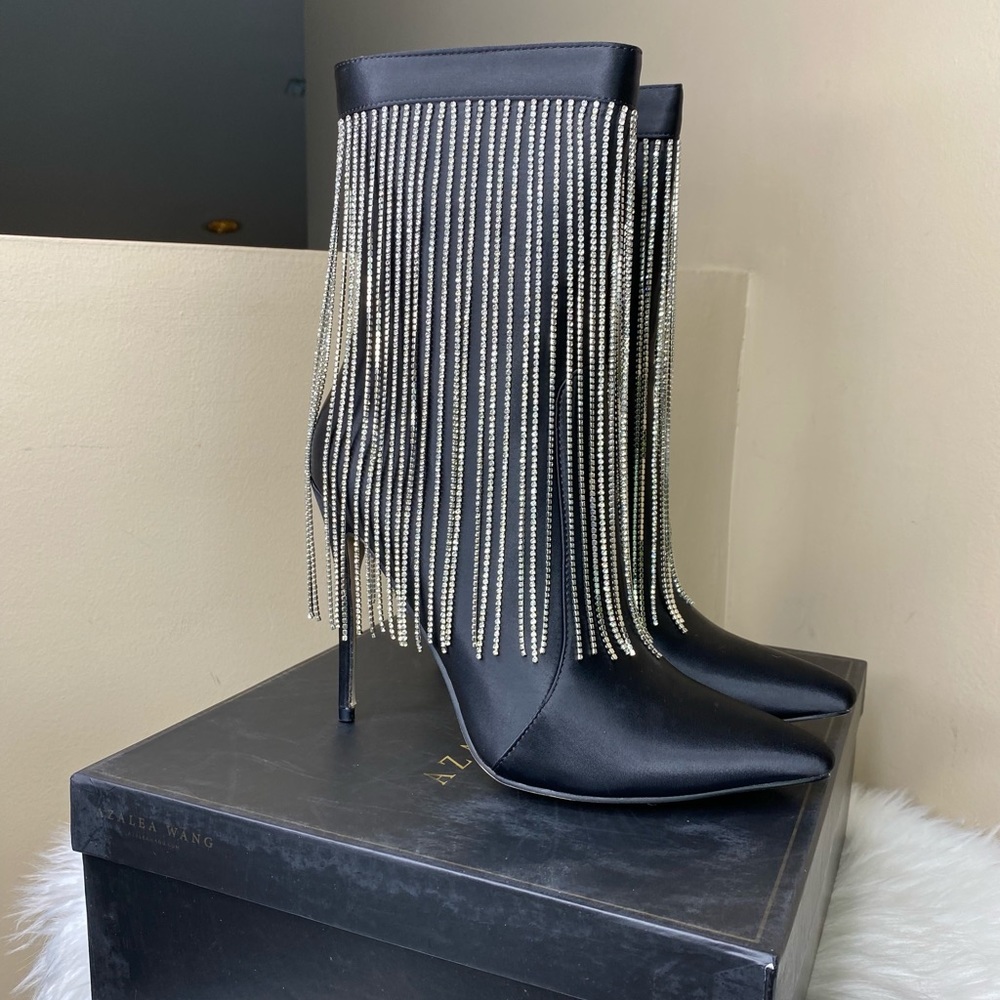 Azalea Wang Hanging Down Low Stiletto Heel Bootie - Picture 5 of 14